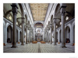 View of the Nave, 1425-46 Giclee Print by Filippo Brunelleschi