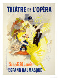 Reproduction of a Poster Advertising the First "Grand Bal Masque," Theatre De L'Opera, Paris, 1896 reproduction procédé giclée par Jules Chéret