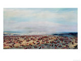 Battle of "Tuyuti," from the Paintings Depicting the Triple Alliance War, 1866 Giclee Print by Candido Lopez