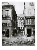 Paris 4 Rue De Breteuil, View Taken from Rue Reaumur Towards Rue Vaucanson, 1858-78 Impressão giclée por Charles Marville
