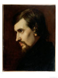Portrait of Charles-Francois Gounod 1841 reproduction procédé giclée par Henri Lehmann