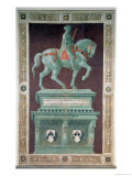 Equestrian Monument to Sir John Hawkwood 1436 Reproduction procédé giclée par Paolo Uccello