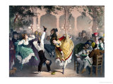 Quadrille at the Bal Bullier Place De L'Observatoire Paris Giclee Print by Philippe Jacques Linder