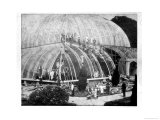 Making Repairs to the Great Conservatory at Chatsworth, Derbyshire in the Late 19th Century Giclee Print Making Repairs to the Great Conservatory at Chatsworth, Derbyshire in the Late 19th Century Giclee Print