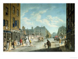 Capel Street with the Royal Exchange, Dublin, 1800 Giclee Print by James Malton