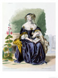 Portrait of Madame De Lafayette Giclee-trykk av Friedrich Bouterwek Portrait of Madame De Lafayette Giclee-trykk av Friedrich Bouterwek