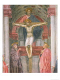 The Trinity, 1427-28 (Detail) reproduction procédé giclée par Tommaso Masaccio