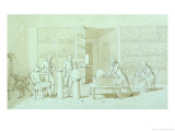 Antoine Lavoisier and His Experiments into Respiration Giclee Print by Marie Anne Pierrette Lavoisier Antoine Lavoisier and His Experiments into Respiration Giclee Print by Marie Anne Pierrette Lavoisier