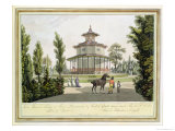 View of the Chinese Summer House, Palace of Lichtenstein at Eisgrub Giclee Print by Laurenz Janscha