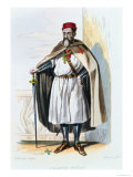 Portrait of Jacques De Molay Master of the Knights Templar Giclee Print by Roguer 