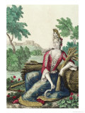 Allegory of Summer, Late 17th Century Giclee Print by Nicolas Bonnart