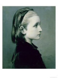 Head of a Girl, 1867 Giclee-trykk av Celestin Blanc