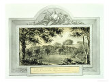 After' View of the Grounds, from the Red Book for Antony House, circa 1812 Giclee Print by Humphry Repton