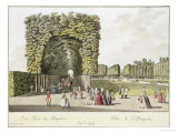 Part of the Garden at Ausgarten, Vienna, from "Pleasure Gardens in and Around Vienna" Giclée-Druck von Johann Ziegler