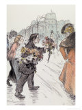 The Down-And-Outs, 1896 reproduction procédé giclée par Théophile Alexandre Steinlen