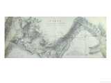 Map of the New Simplon Pass, 1803 Giclee Print by Nicolas Ceard