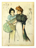 Two Washerwomen, 1898 Giclee Print by Théophile Alexandre Steinlen