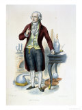 Antoine Laurent De Lavoisier (1743-94) Illustration from 