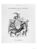 Title Page for "Fables" by Jean-Pierre Claris De Florian from "Le Miroir De La Verite" Giclee Print by Grandville 