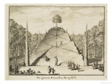Artificial Mount Parnassus Giclée-Druck von Nicolas Visscher