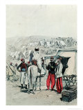 A Zouave Encampment, 1886 reproduction procédé giclée par Jean-Baptiste Edouard Detaille