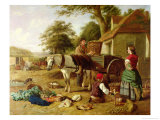 The Market Cart, 1864 Giclee Print by Henry Charles Bryant