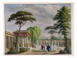 Gardens of the House of Diomede at Pompeii, Decoration for the Opera "The Last Days of Pompeii" Giclee Print by Alessandro Sanquirico