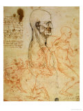 Anatomical Studies, c. 1500-07 Lámina giclée por Leonardo da Vinci