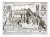 Magdalen College, Oxford, from "Oxonia Illustrata," Published 1675 Giclee Print by David Loggan