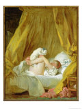 La Gimblette, Girl with a Dog, circa 1770 Giclee Print by Jean-Honoré Fragonard