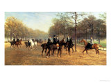 The Morning Ride, Rotten Row, Hyde Park, 1894 Giclée-Druck von Heywood Hardy