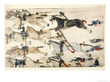 Retreat of Major Marcus Reno's Command Giclee Print by Amos Bad Heart Buffalo Retreat of Major Marcus Reno's Command Giclee Print by Amos Bad Heart Buffalo