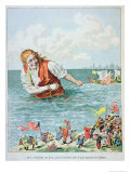 Puis Conduisant Ma Prise, J'Arrivai Bientot Dans Le Port Imperial Reproduction procédé giclée par Frédéric Théodore Lix