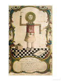 A Freemason Forged Through the Tools of His Lodge, 1754 Giclee Print A Freemason Forged Through the Tools of His Lodge, 1754 Giclee Print