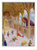 Gulliver at Lilliput, Illustration from a French Edition of "Gulliver's Travels," circa 1900 reproduction procédé giclée par Pseudonym For Onfray De Breville Job