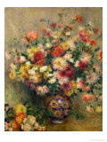 Dahlias Giclee Print by Pierre-Auguste Renoir