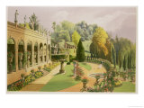 Alton Gardens, from "The Gardens of England," 1857 Giclee Print by E. Adveno Brooke