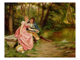 The Lovers Giclee Print by Joseph Frederic Charles Soulacroix