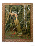 The Witch Baba Yaga, Illustration from the Story of "Vassilissa the Beautiful," 1902 Giclee Print by Ivan Bilibin