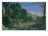 The Philosopher's Garden, Athens, 1834 Giclee Print by Antal Strohmayer