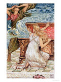 Pandora Opens the Box, Illustration for "The Greek Mythological Legend," Published in 1910 Giclee Print by Walter Crane