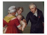 Baron Jean Louis Alibert Performing the Vaccination Against Smallpox Giclee Print by Constant Joseph Desbordes