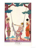 Summer, from "Gazette Du Bon Ton," 1925 Giclee Print by Georges Barbier