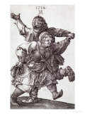 Peasants Dancing, 1514 reproduction procédé giclée par Albrecht Dürer