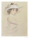 Portrait of a Woman, 1909 Giclee Print by Paul César Helleu