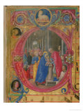 Corale B 26 circa 113R Historiated Initial "C" Reproduction procédé giclée par Tommaso Di Baldassare 