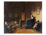 The Schoolroom, 1876 reproduction procédé giclée par Francois Bonvin