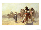 General Bonaparte with His Military Staff in Egypt, 1863 Reproduction procédé giclée par Jean-Léon Gérôme