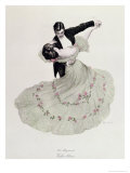 The Blue Waltz Giclee Print by Ferdinand Van Reznicek