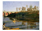 Max Schmitt in a Single Scull, 1871 Lámina giclée por Thomas Cowperthwait Eakins Max Schmitt in a Single Scull, 1871 Lámina giclée por Thomas Cowperthwait Eakins